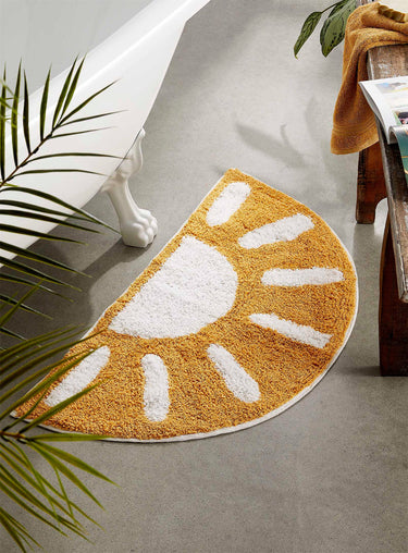 Sunny horizon bath mat